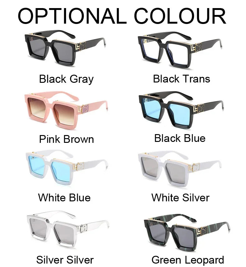 Classic Sunglasses Men Women Driving Square Frame Fishing Travel Sun Glasses Male Goggles Sports UV400 Eyewear Gafas De Sol