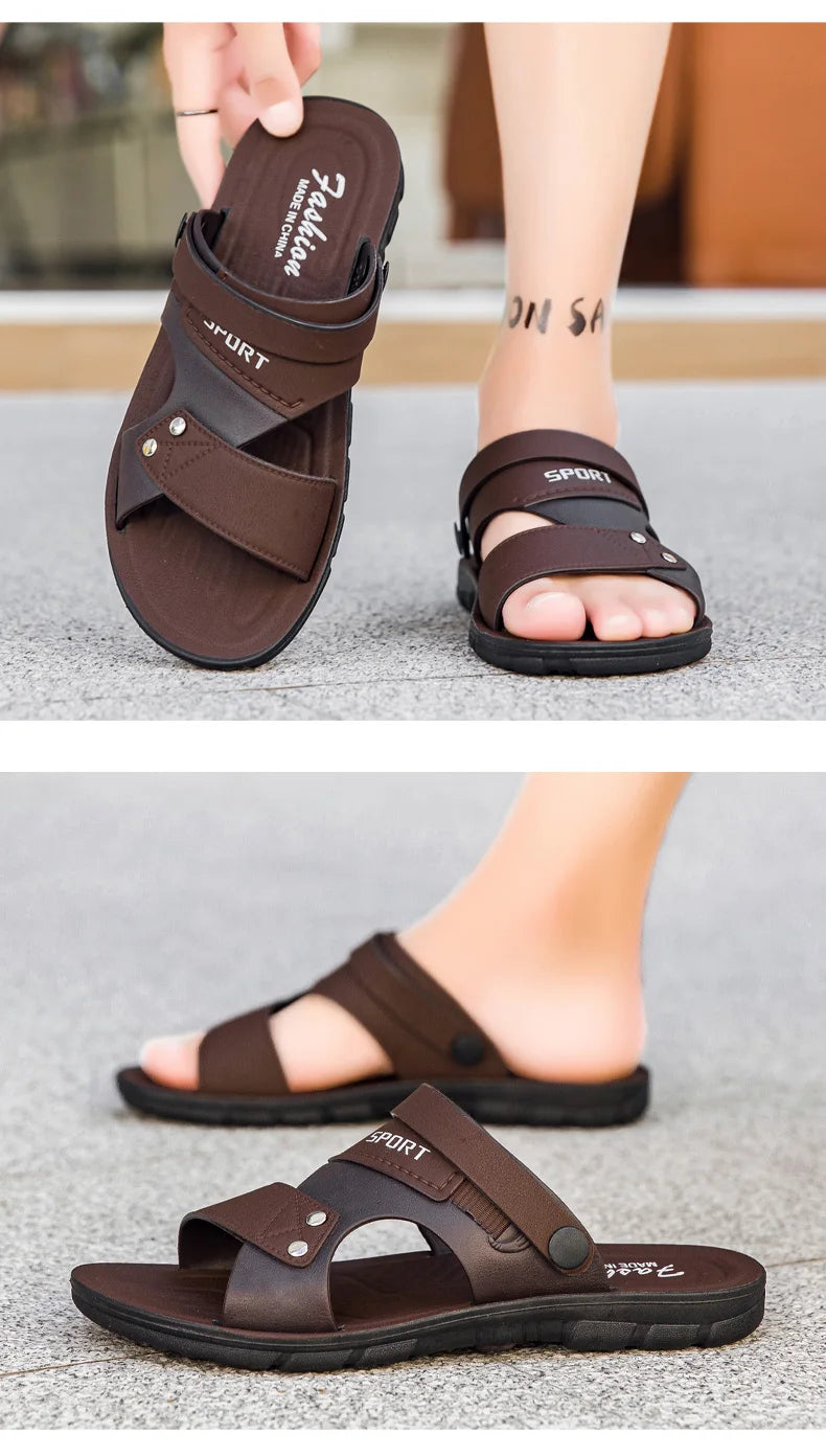 Hot Sale Men Sandals Casual Shoes Outdoor Walking Sandals for Men Beach Shoes Men slippers Open Toe Flat