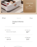 Cosmetic Storage Box Makeup Box Large Capacity Dustproof Desktop Drawer Make Up Drawer Container Jewelry Lipstick Boxs Organizer