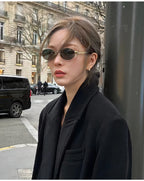 New Sunglasses For Women And Men UV400 Sun Glasses Alloy Oval Eyewear