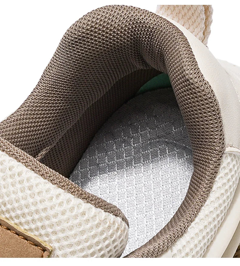 Fashion Shoes For Men White Sneakers Male Platform Walking Shoes Punk Lace Up Outdoor Men’s Outdoor Breathable Sneakers