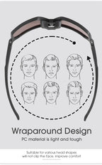 SCVCN Men bicycle Cycling Sunglasses Woman MTB road bike Driving Goggles Outdoor Sports running Glasses UV400 Hiking Eyewear