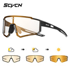 SCVCN Fashion Sunglasses for Men Sport Cycling Glasses Bike Bicycle Hiking Camping Golf UV400 Protection Glasses Women Baseball
