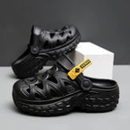 Men's Sandals, Lightweight Summer Outdoor Thick-soled Height-increasing Hollowed-out and Breathable Niche Slippers