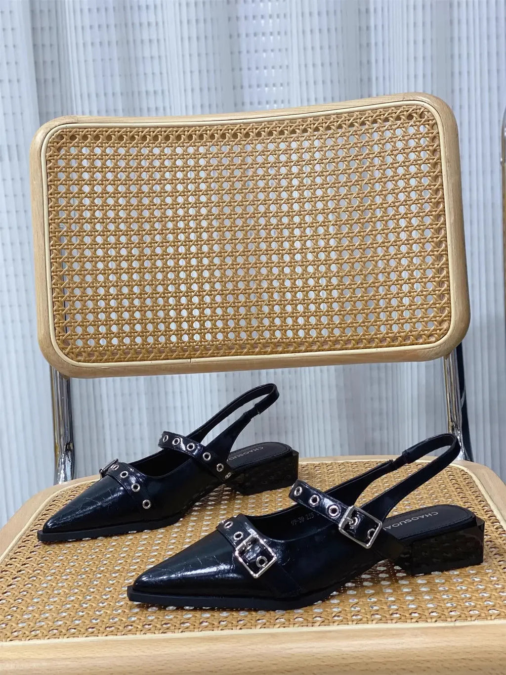 Sandals for Women Pointed Toe Daily Woman Shoes With Low Heels Summer 2024 Comfortable Trending Anti Slip Hot The Best Or Trend