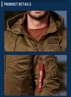 Men's winter jacket is very stylish waterproof and windproof, thickened with padded