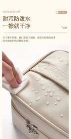 New Cosmetics Organizer Vertical Large-capacity Cosmetic Bag Deep Portable Handheld Waterproof Out Wash Storage Bag