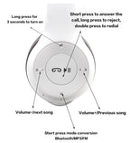 Handsfree Wireless Headphones Noise Canceling Headphone memory Card Earphone P47 headset Bluetooth Head Phone for iPhone Huawei