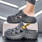 Men's Sandals, Lightweight Summer Outdoor Thick-soled Height-increasing Hollowed-out and Breathable Niche Slippers