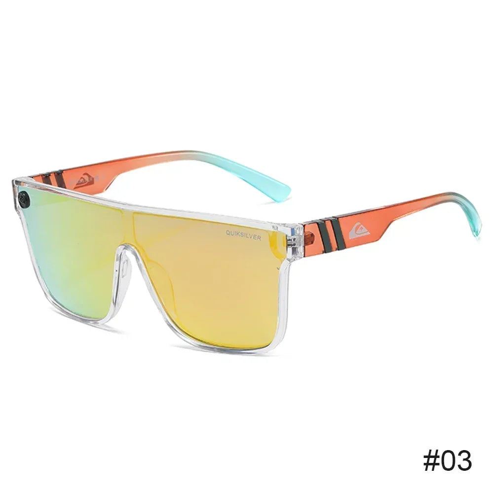 Fashion Sunglasses Men Women Outdoor Large Frame Oversized Sports Goggle Wholesale Beach Sun Glasses Colorful Uv400