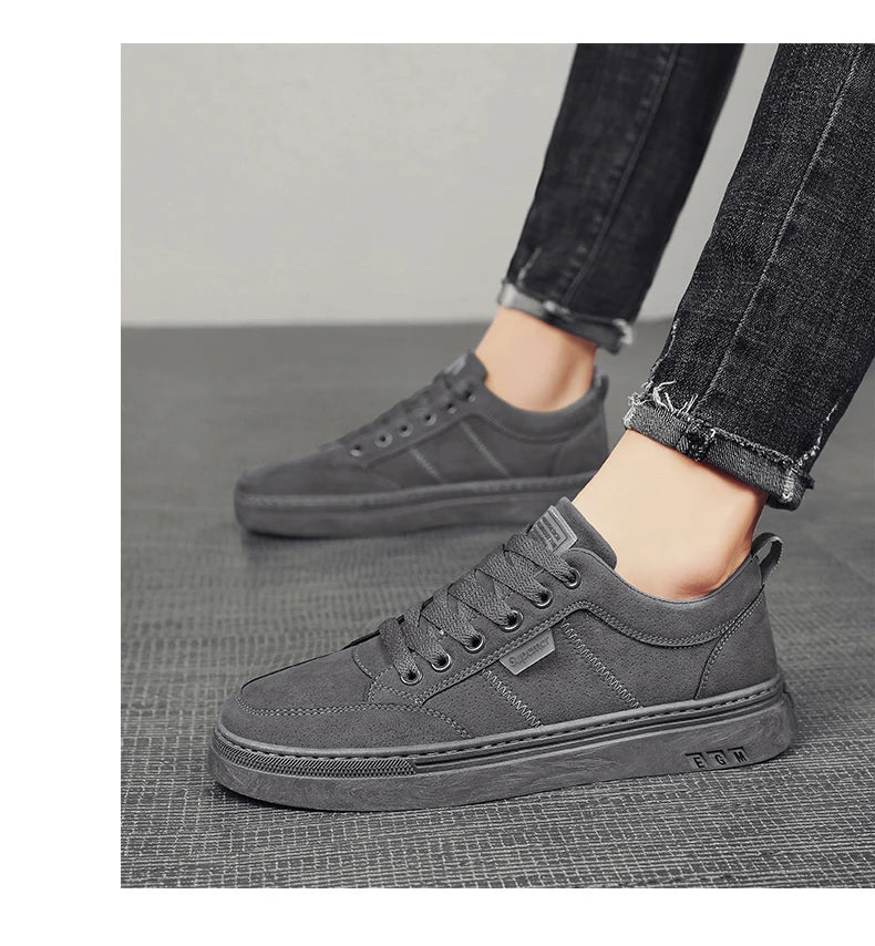 Men's Shoes 2025 New Spring Work Safety Shoes, Anti-slip, Wear-resistant, Versatile Casual Sports Work Shoes, Men's Board Shoes