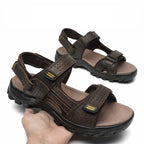 Men's New Fashion Open-Toe Casual Men's Summer Sandals Adjustable Non-Slip Comfortable Soft-Soled Beach Shoes Suitable for All S