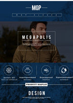 Men's winter jacket is very stylish waterproof and windproof, thickened with padded