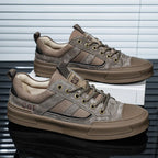 New Shoes for Men Casual Male Sneakers Platform New Men's Casual Leather Shoes Business or Casual Thick-bottom Wear-resistant