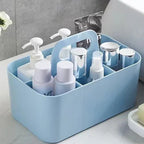 Cosmetics storage box Large capacity household dust dresser Skin care product rack Cosmetic case Desktop finishing box