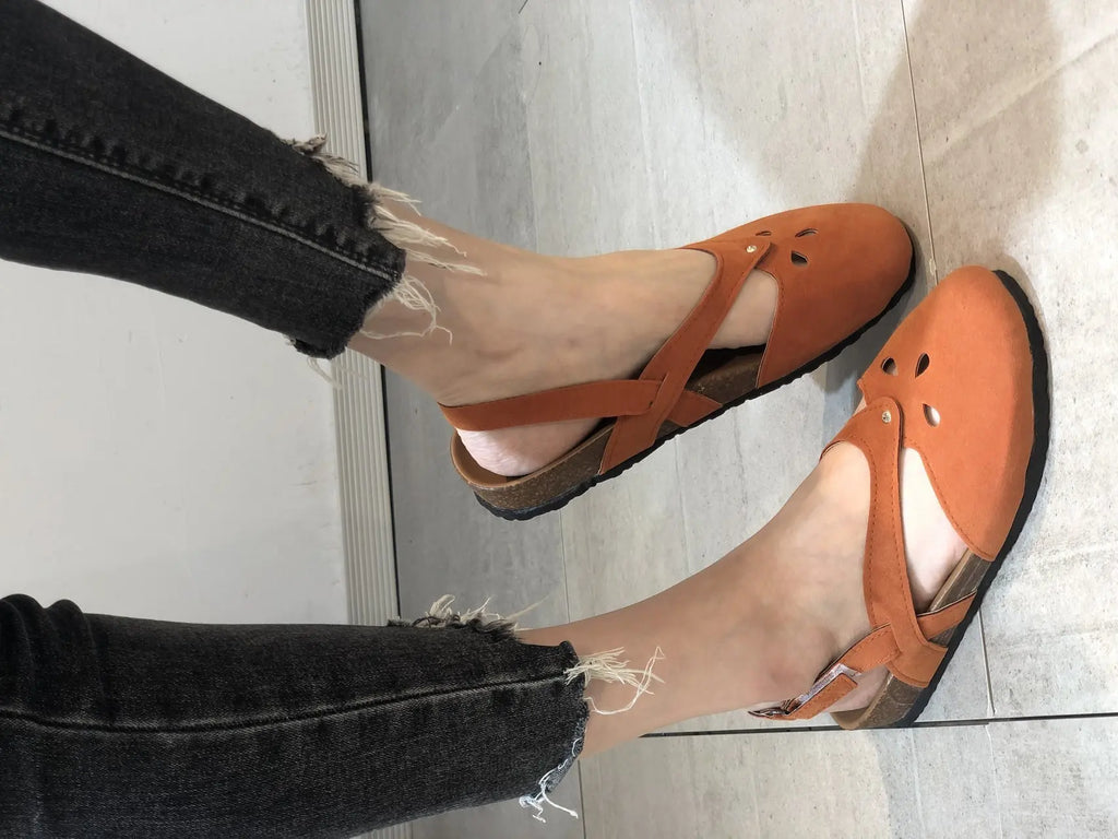 2023Women Sandals Summer Ladies Girls Comfortable Ankle Hollow Round Toe Sandals Woman Soft Beach Sole Female Shoes Plus Size