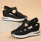 Women's Fashion Sandals, Comfortable, Solid Color, Open-toe, Artificial PU Upper/Lining/Insole, Multifunctional Beach Loafers