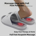 Men's Massage Slippers Anti-Slip Indoor Home Batoom Bathing Sandals Simple Sle PVC Material Comfortable Summer Slippers
