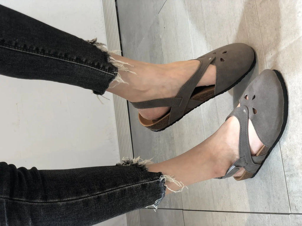 2023Women Sandals Summer Ladies Girls Comfortable Ankle Hollow Round Toe Sandals Woman Soft Beach Sole Female Shoes Plus Size