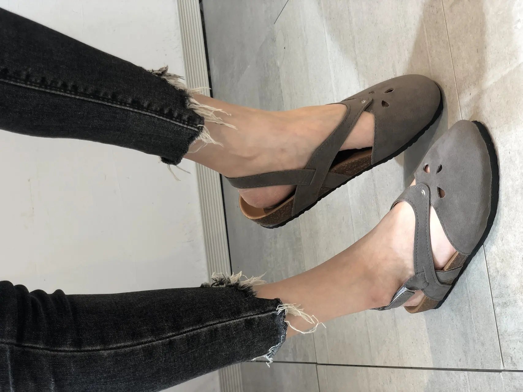 2023Women Sandals Summer Ladies Girls Comfortable Ankle Hollow Round Toe Sandals Woman Soft Beach Sole Female Shoes Plus Size