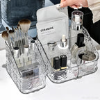 Cosmetic Organizer For Vanity Makeup Organizer Clear Acrylic Cosmetic Storage Box Perfume Holder Skincare Organiser For Lipstick