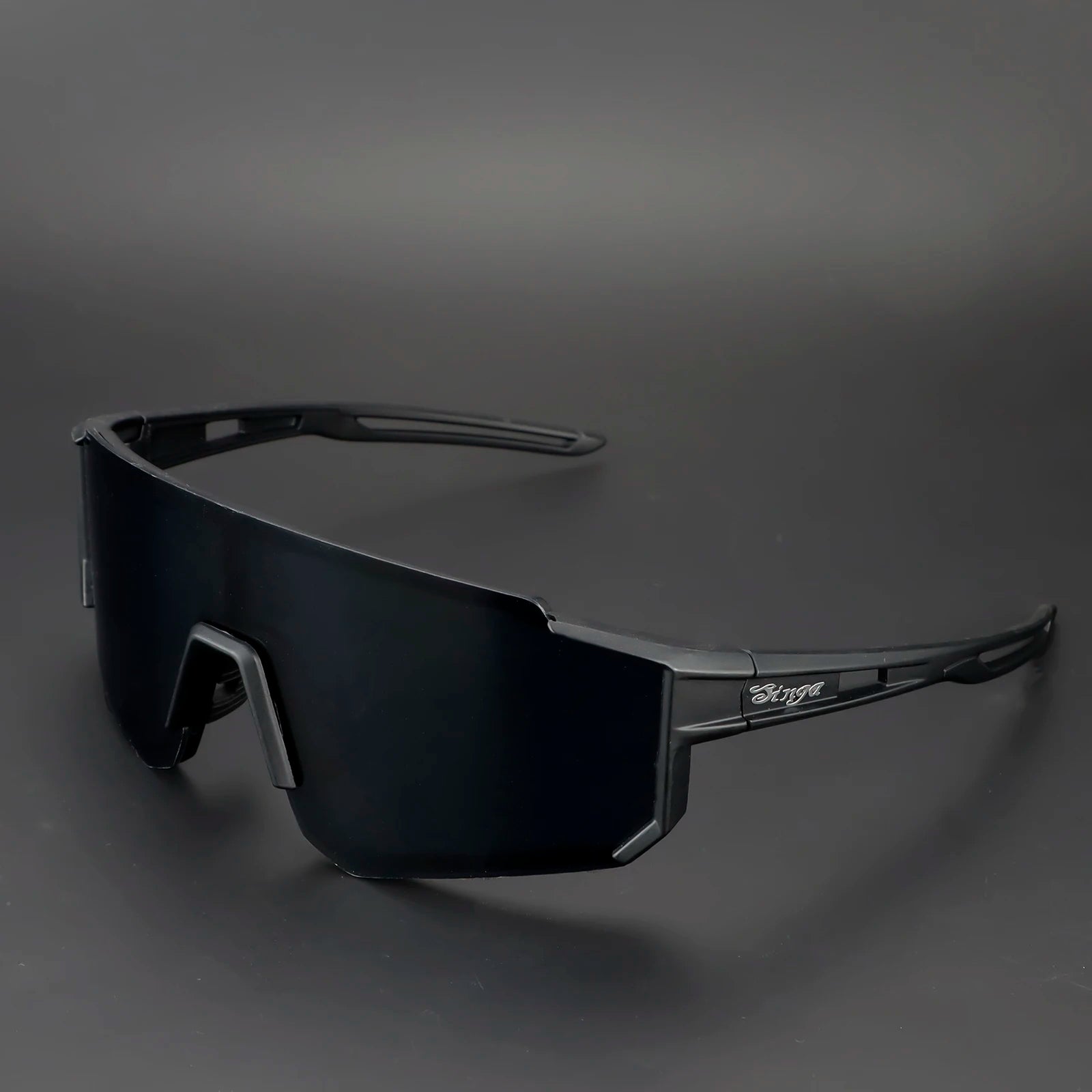 Cycling sunglasses Bike Eyewear Sports Dark Glasses Cycling Glasses Black Polarized Lens Eyepieces Outdoor Bicycle Goggles