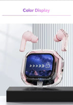 Translation Headphones with Multifunction Touch Screen Smart Wireless Bluetooth Earphone HiFi Audio Quality Business Earbud