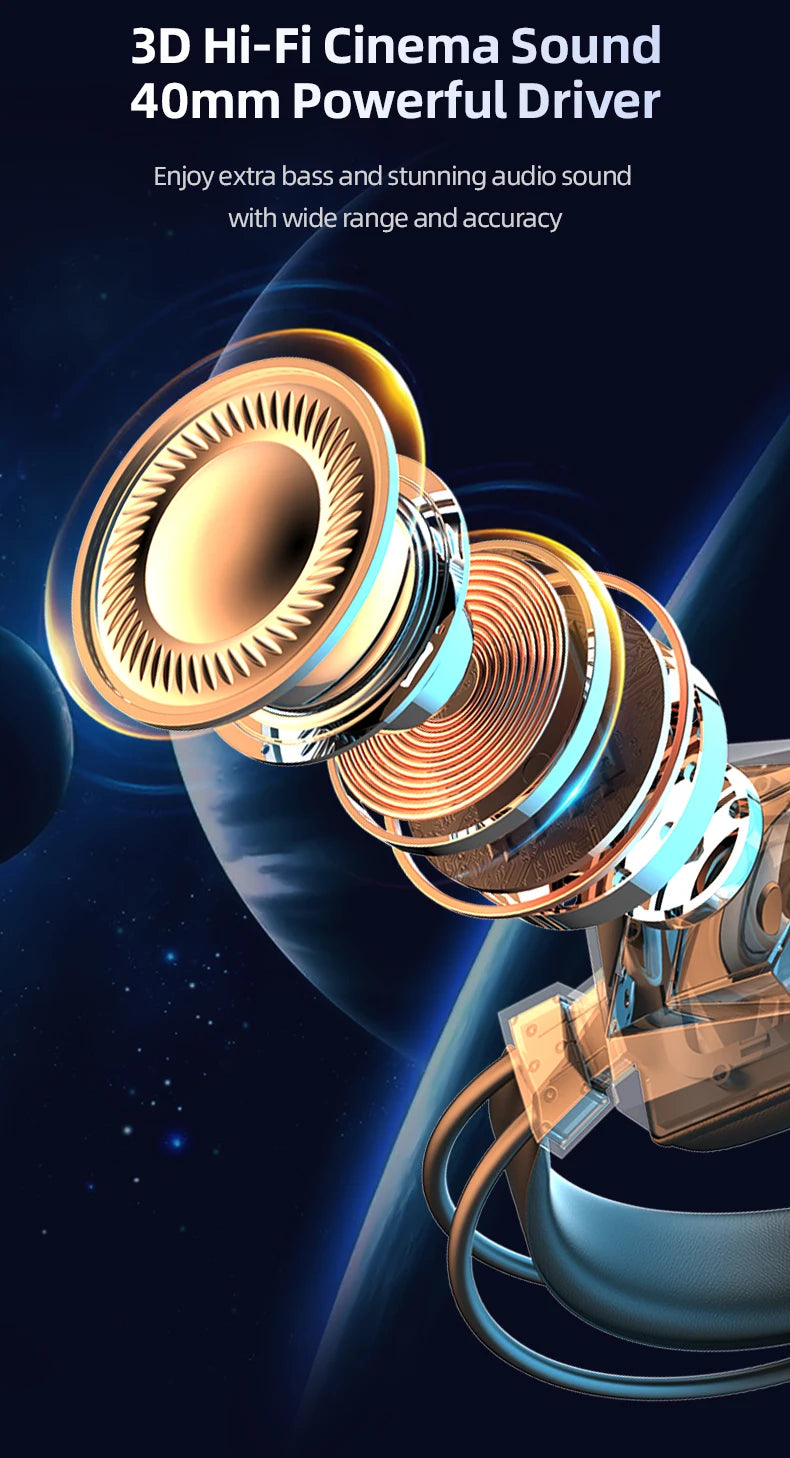 Headphones 3.5mm Wired Gaming Headset Earphones Music For PS4 Play Station 4 Game PC Chat computer With Microphone