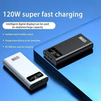 2025 Fast Charging Power Bank 200000mAh Ultra Large Capacity Powerbank 120W Super Charge Portable External Battery LED Display