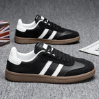 Men's Shoes 2025 Trend Casual Sneakers Comfortable Lace-up Flats Tennis Shoes Breathable Comfortable Walking Joggingshoes