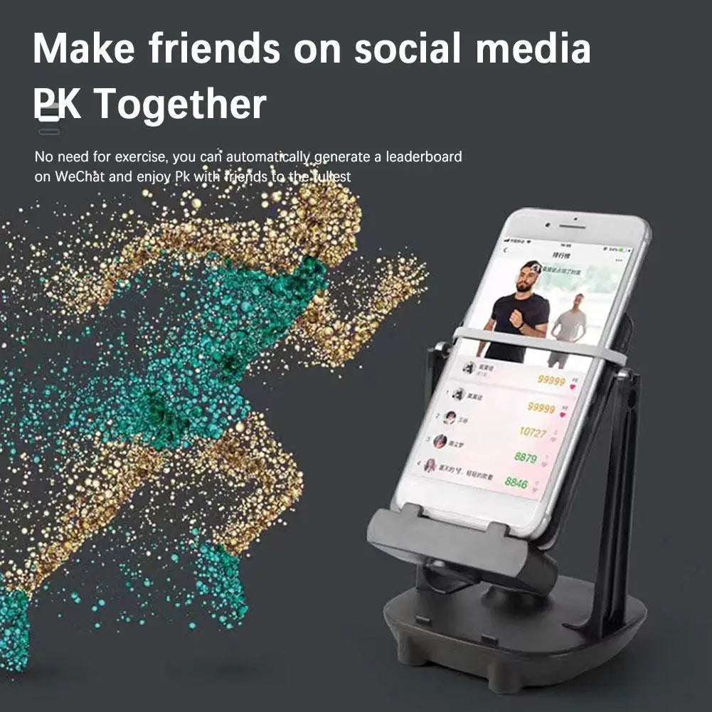 Mobile Phone Walking Swing Shaker Holder Automatic Device Phone Pedometer Step Counter Shaking Accessories Silent For All Phones