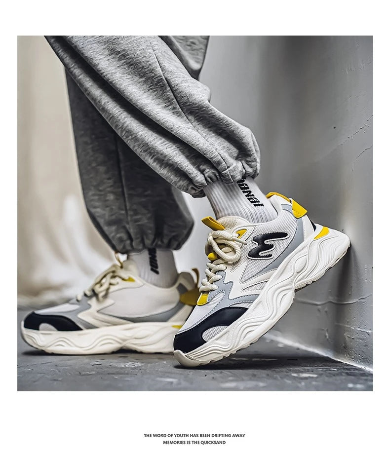 New Men's Shoes Are Trendy Fashionable Comfortable Wear Resistant Anti Slip Casual Shoes Versatile Through The Four Seas