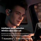 Handsfree Headset Bluetooth Noise Canceling Sports Waterproof Compatible HiFi Stereo Ear Hook Wireless Single Earphone Driving
