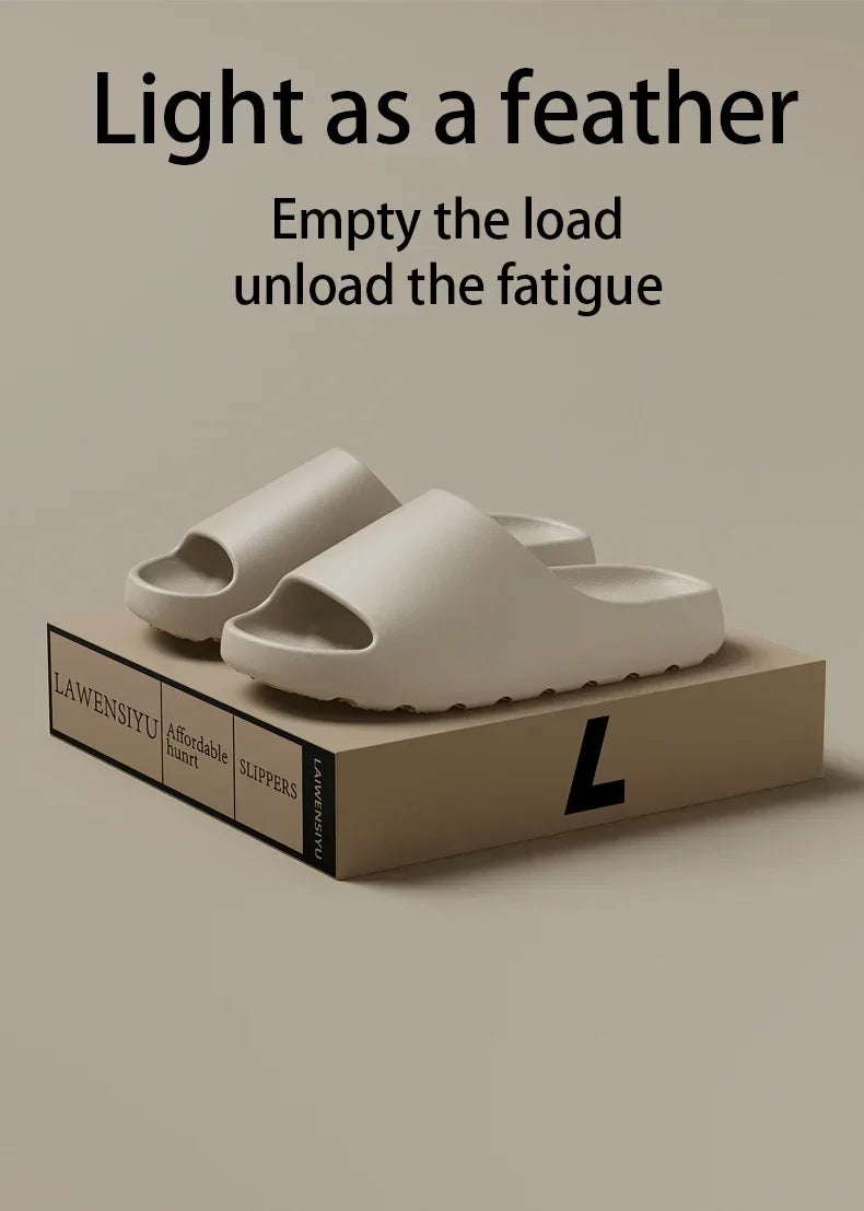 Slippers For Man High-Quality Anti-Slip Sandals And Coconut Slippers For Both Feel Just Like Walking On Thick-Soled Sandals