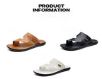 Men Sandals 2025 Summer New Non Slip Breathable Lightweight Soft Sole Beach Shoes Comfortable Fashion Clip Toe Slip on Slippers