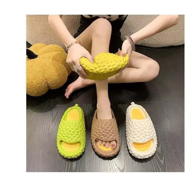 Women's Home Slippers 2023 New Arrivals Durian Slipper Summer Couples Casual Comfort Flip Flops Woman Flats Beach Shoes Slides