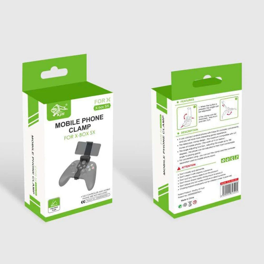 Electronic Machine Accessories for Xbox Series S X Controller Mobile Phone Holder Support for 6.5 inch Phone