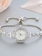 Women's Small Dial Wristwatch, Female Bracelet Watch, Quartz, Leisure, Popular, Elegant Clock, Golden Relojes, Hour, Ladies