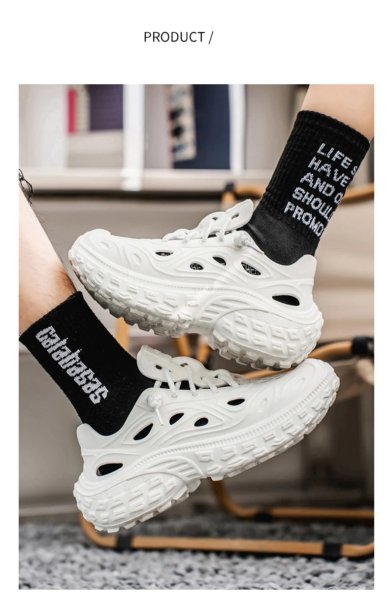 Couple Sandals For Men New Fashion 2025 Summer Outdoor Hole Shoes for Women Sandals Sandalias Hombre Sandalias De Mujer