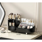 Large capacity fashionable and high-end cosmetics storage box for women's home and desktop, simple cosmetics storage box