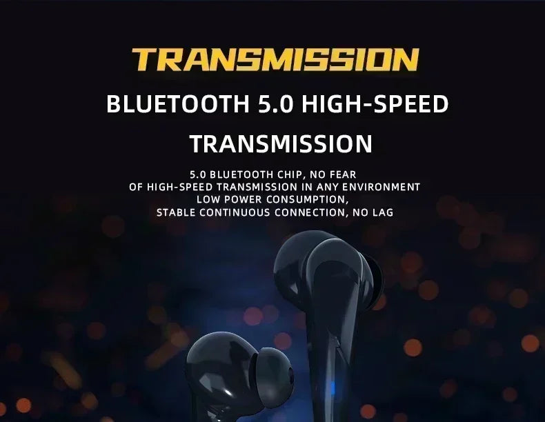Original Wireless Headphones Game Bluetooth Headphones with Microphone Noise Reduction High Fidelity Bass Earphones