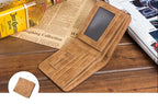 Men's Wallets European and American Retro Wallets Thin Fashion Casual Nubuck Leather Horizontal and Vertical Men's Wallets