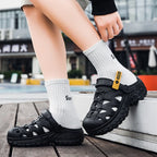 Men's Sandals, Lightweight Summer Outdoor Thick-soled Height-increasing Hollowed-out and Breathable Niche Slippers