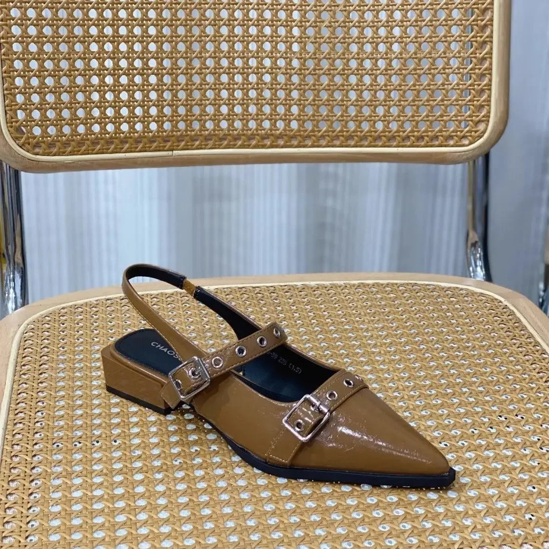 Sandals for Women Pointed Toe Daily Woman Shoes With Low Heels Summer 2024 Comfortable Trending Anti Slip Hot The Best Or Trend