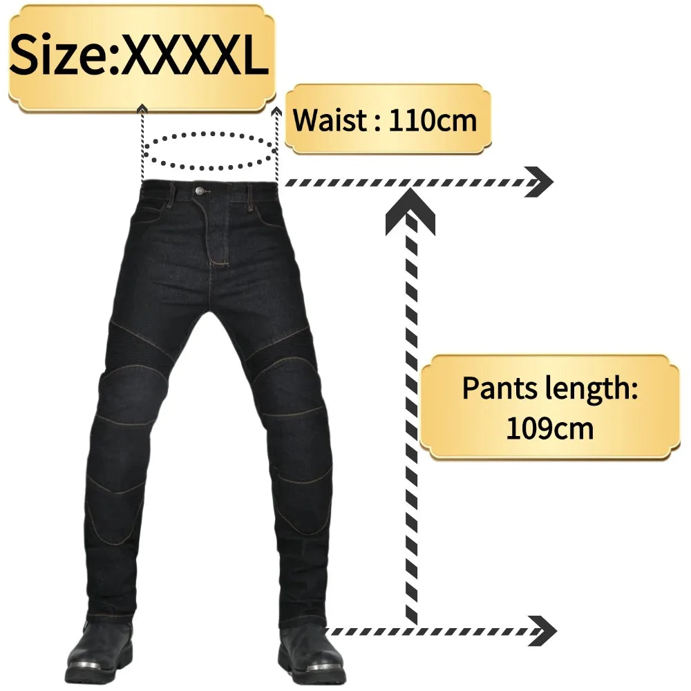 New Motorcycle Pants, Riding Jeans, Anti-fall, Classic Motorcycle Rider Pants, Racing Pants for All Seasons