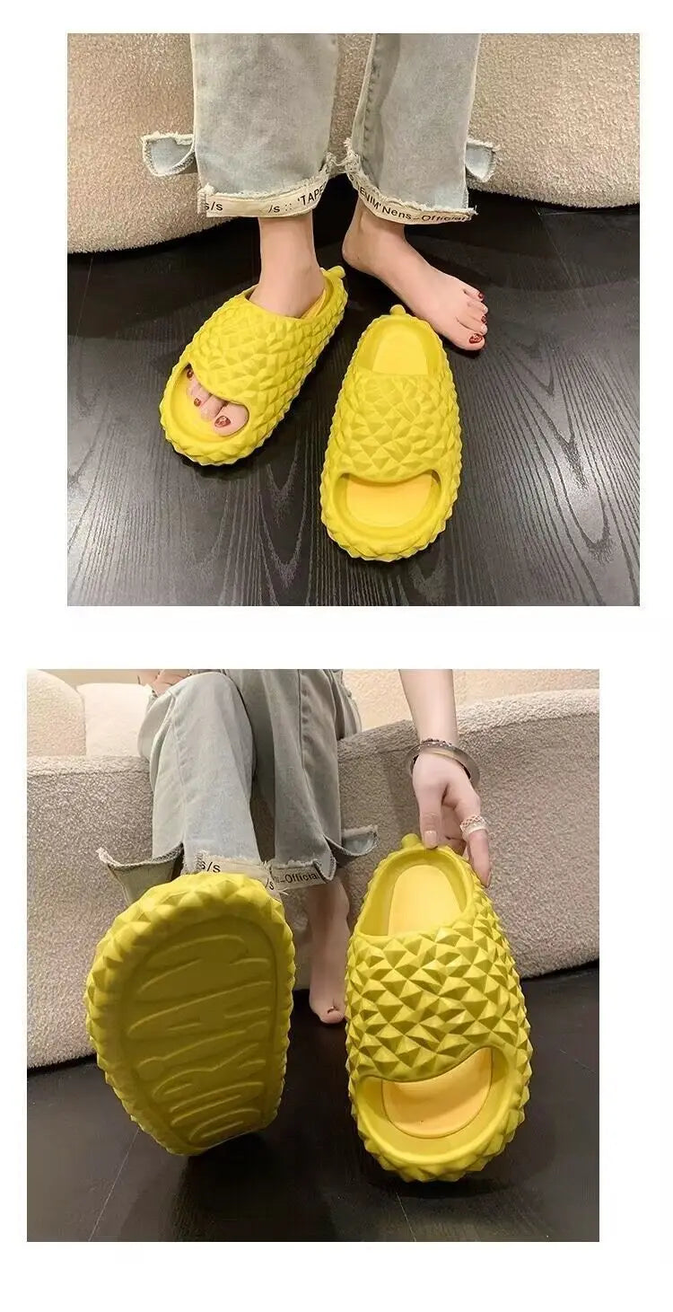Women's Home Slippers 2023 New Arrivals Durian Slipper Summer Couples Casual Comfort Flip Flops Woman Flats Beach Shoes Slides