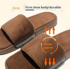 Men's Slippers for Home in Solid Colors Flat Heels Low Cuffs Convenient To Wear Spring and Summer Soft-soled Anti-slip Slippers