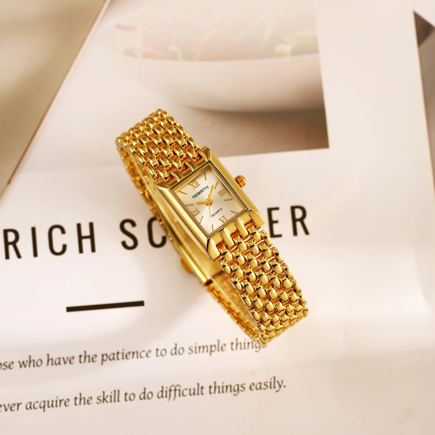 Fashionable, Simple, Light Luxury and Versatile Women's Watch Suitable for Daily Wear and Casual Style