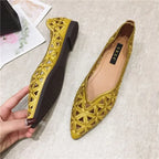 Woman Flats Korean Style Shoes for Women Pointed Toe Casual Beau Today Lastest On Sale High Quality Fashion Stylish Vacation