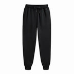 Mens Casual Pants Autumn Winter Fleece Sweatpants Men Running Jogger Sports Gym Trousers Fashion Solid Color Workout Long Pants
